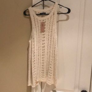 American Eagle Crochet sweater tunic
